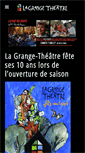 Mobile Screenshot of lagrangetheatre.fr